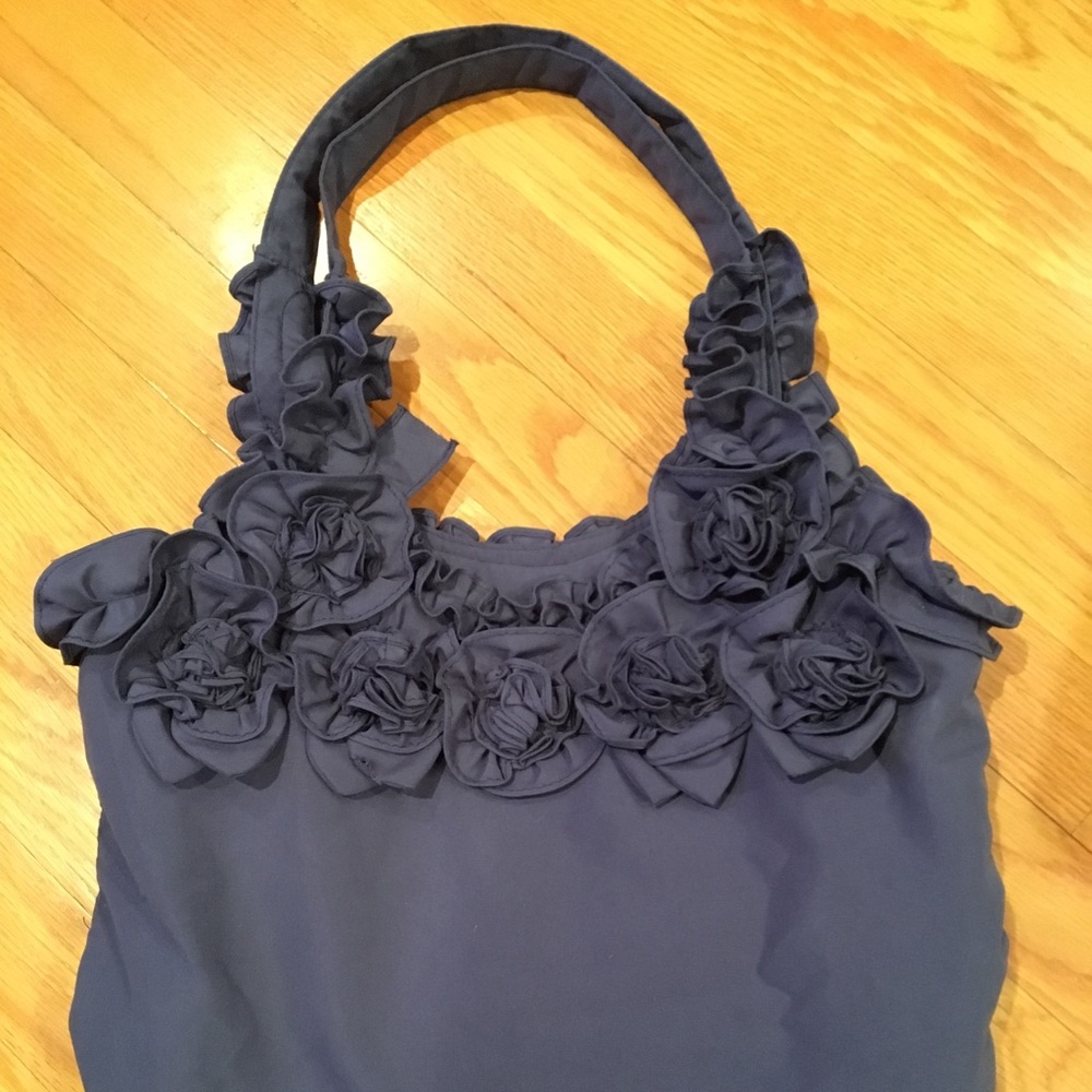 Navy Blue material bag